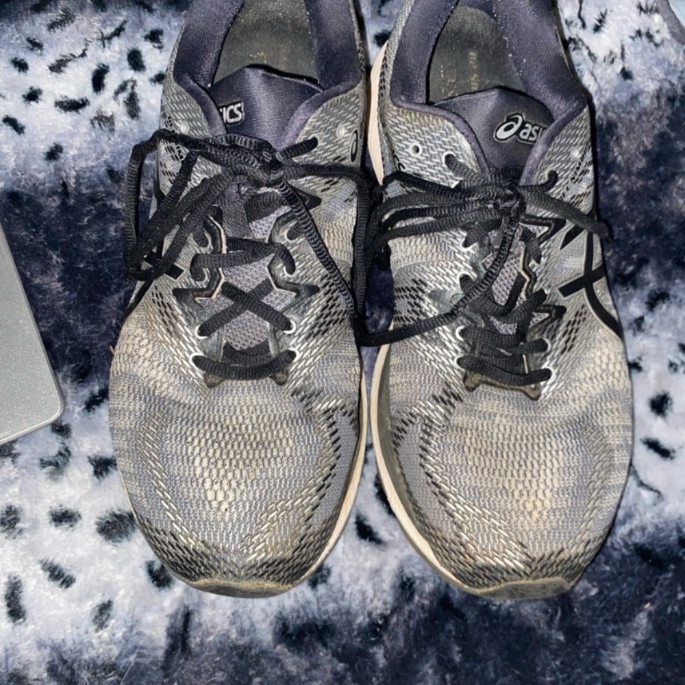 Asics Black and Gray Athletic Sneakers size 11